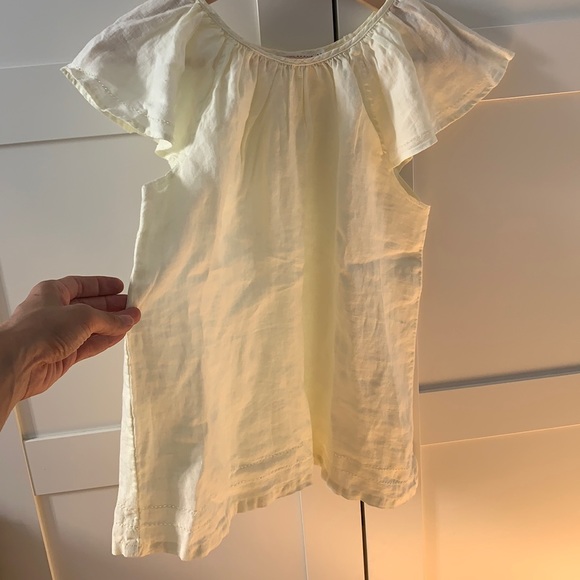 Linen yellow top Monoprix 14 ans - Picture 1 of 3